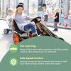 image:imagehauck Speedster Pedal Car with 3 Way Adjustable Bucket Seat Hand Brake and Robust Steel Tube Frame for Indoor and Outdoor Use OrangeOrange