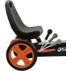 image:imagehauck Speedster Pedal Car with 3 Way Adjustable Bucket Seat Hand Brake and Robust Steel Tube Frame for Indoor and Outdoor Use OrangeOrange