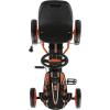 image:imagehauck Speedster Pedal Car with 3 Way Adjustable Bucket Seat Hand Brake and Robust Steel Tube Frame for Indoor and Outdoor Use OrangeOrange
